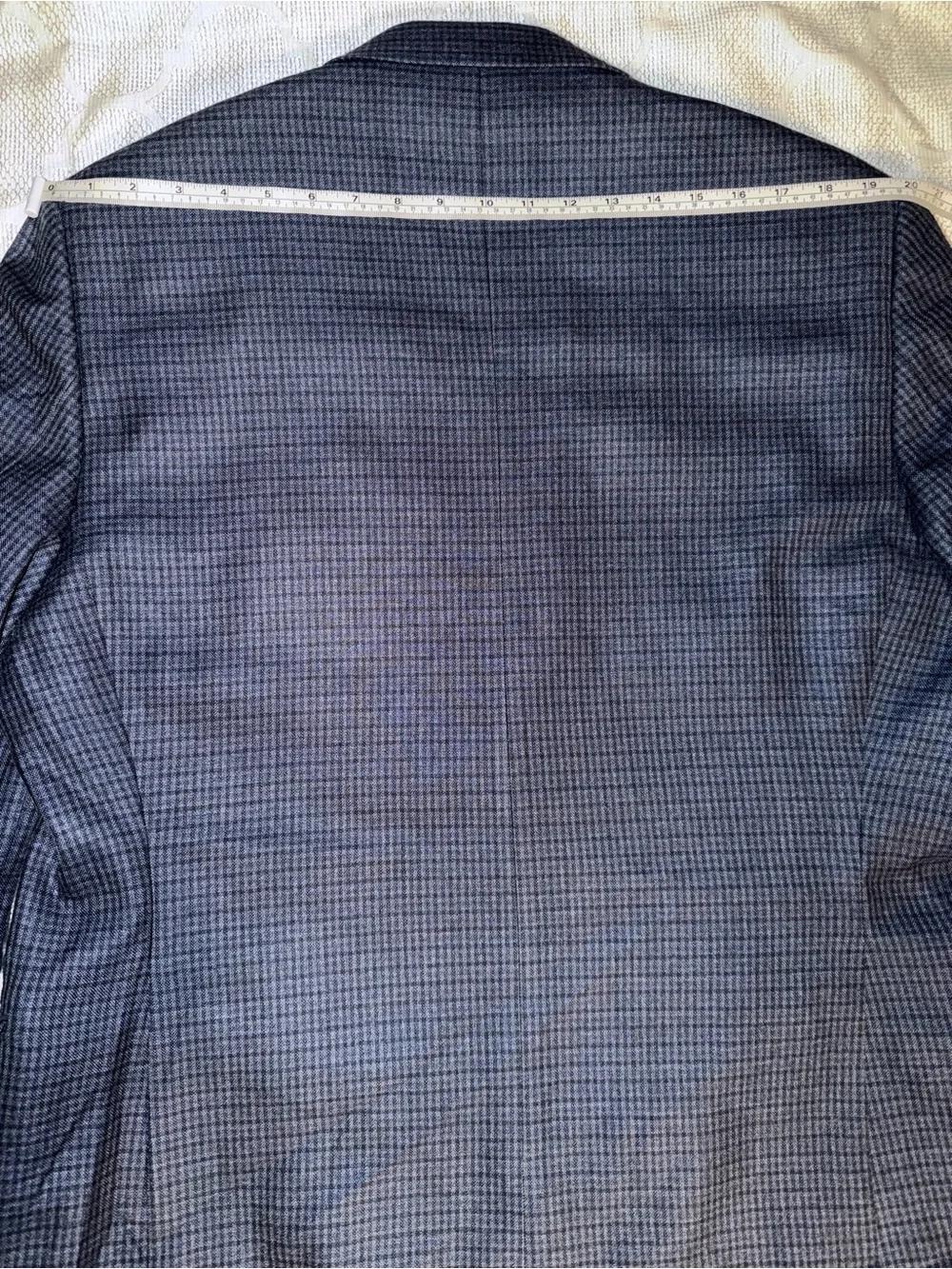 Ralph Lauren Charcoal Navy Micro-Check Sport Coat